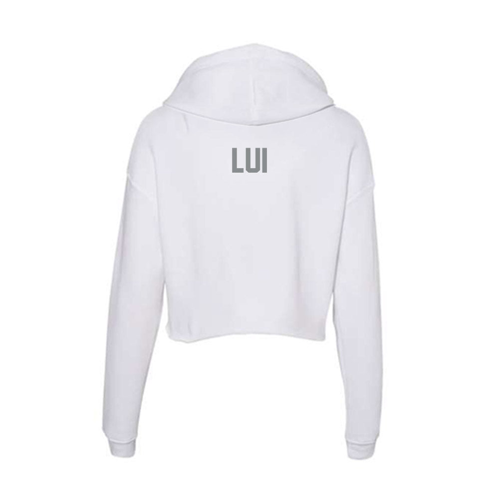 Montana - NCAA Women's Golf : Salina Lui - Women's Crop Fleece Hoodie-1