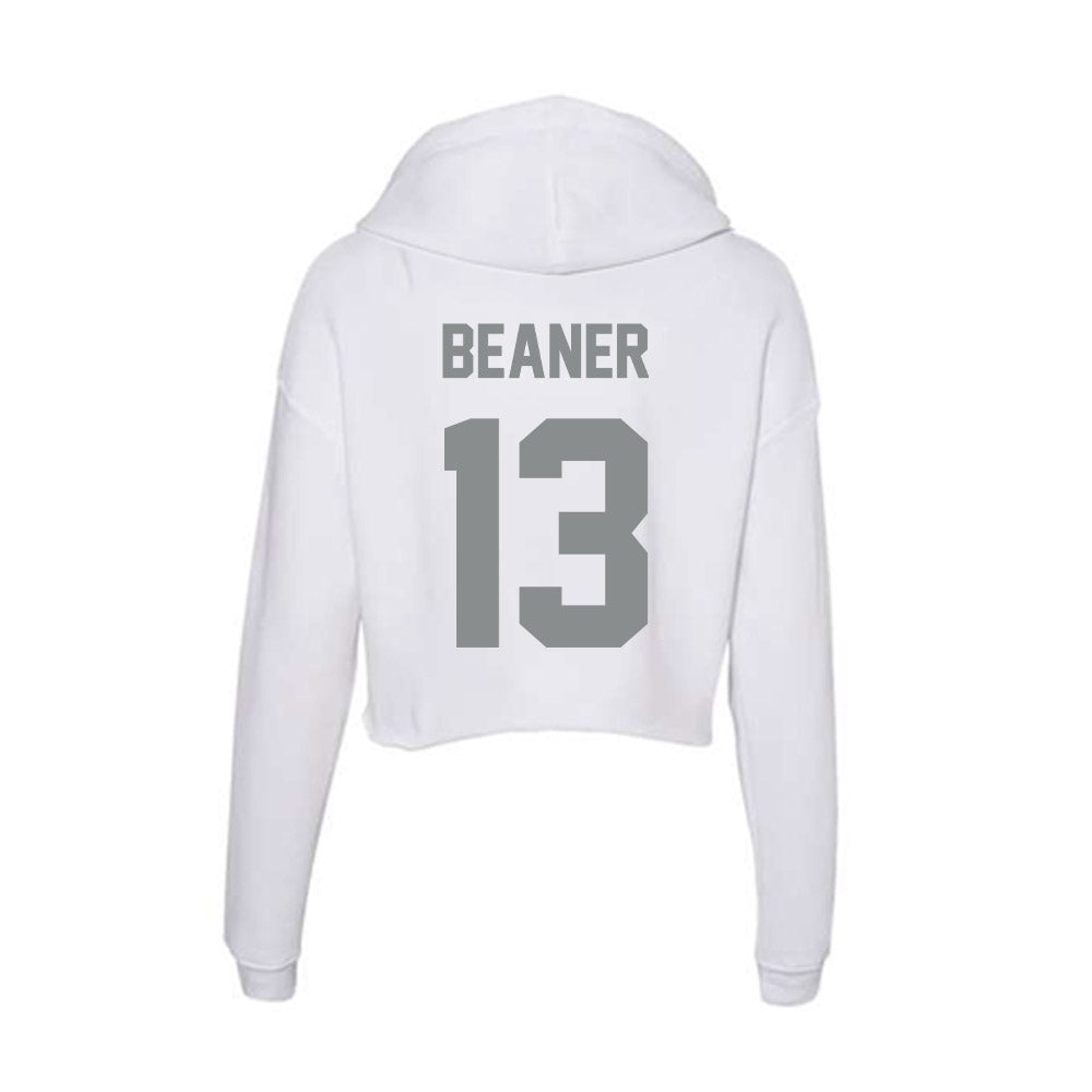 Montana - NCAA Football : Brock Beaner - Women's Crop Fleece Hoodie-1