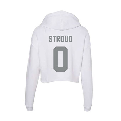 Montana - NCAA Football : Gabe Stroud - Women's Crop Fleece Hoodie-1