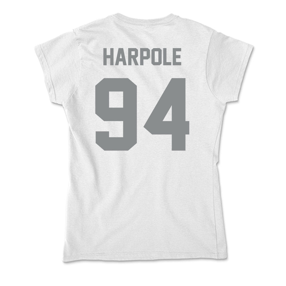 Montana - NCAA Football : Cole Harpole - Soft Style Women’s T-Shirt-1