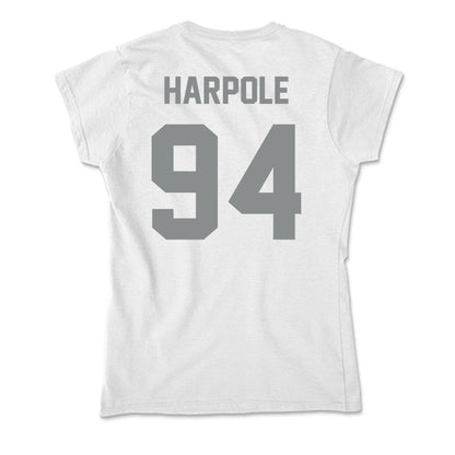 Montana - NCAA Football : Cole Harpole - Soft Style Women’s T-Shirt-1