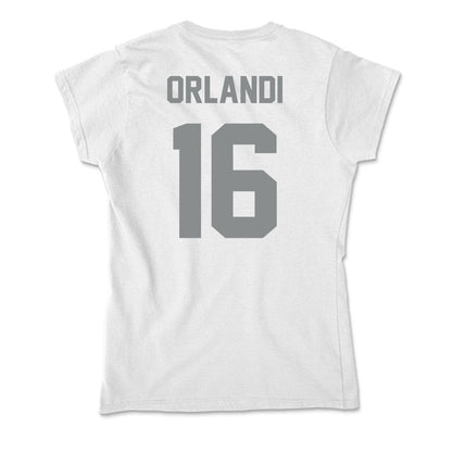 Montana - NCAA Football : Braeden Orlandi - Soft Style Women’s T-Shirt-1