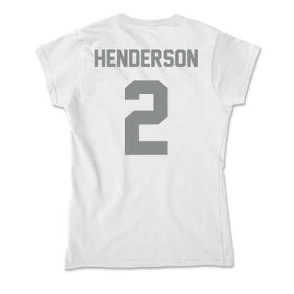 Montana - NCAA Men's Basketball : Chaseh Henderson - Soft Style Women’s T-Shirt-1