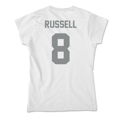 Montana - NCAA Women's Soccer : Grace Russell - Soft Style Women’s T-Shirt-1
