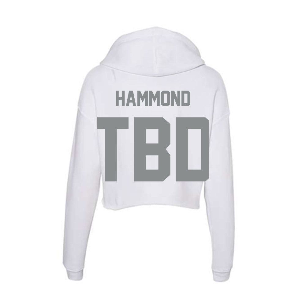 Montana - NCAA Football : Dawson Hammond - Women's Crop Fleece Hoodie-1