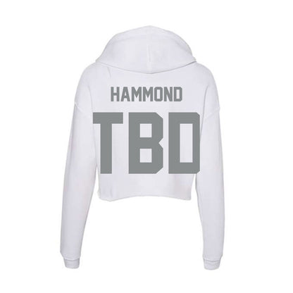 Montana - NCAA Football : Dawson Hammond - Women's Crop Fleece Hoodie-1