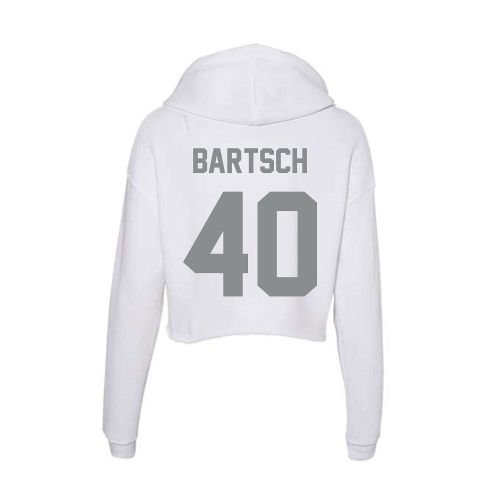 Montana - NCAA Women's Basketball : Danielle Bartsch - Women's Crop Fleece Hoodie-1