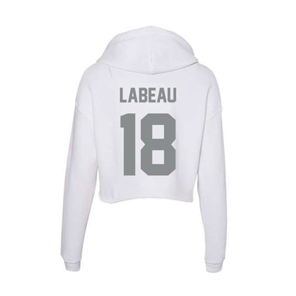 Montana - NCAA Women's Volleyball : Olivia LaBeau - Women's Crop Fleece Hoodie-1