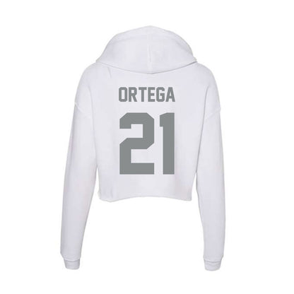 Montana - NCAA Softball : Cameryn Ortega - Women's Crop Fleece Hoodie-1