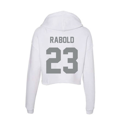 Montana - NCAA Women's Soccer : Alexis Rabold - Women's Crop Fleece Hoodie-1