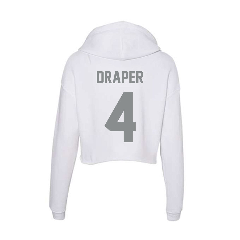 Montana - NCAA Women's Soccer : Mia Draper - Women's Crop Fleece Hoodie-1