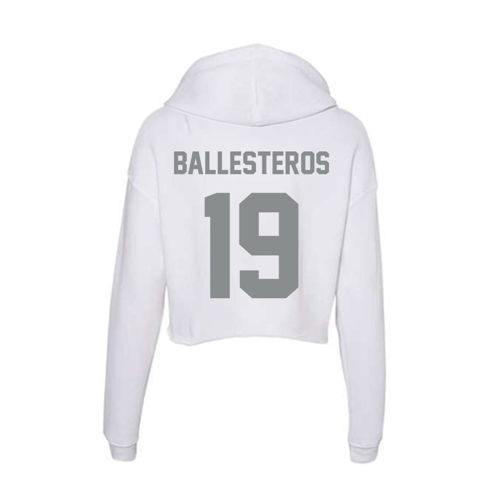 Montana - NCAA Women's Soccer : Sofia Ballesteros - Women's Crop Fleece Hoodie-1