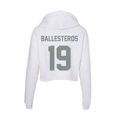 Montana - NCAA Women's Soccer : Sofia Ballesteros - Women's Crop Fleece Hoodie-1