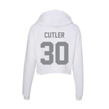 Montana - NCAA Football : Kade Cutler - Women's Crop Fleece Hoodie-1