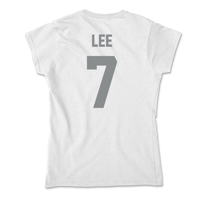 Montana - NCAA Women's Soccer : Lane Lee - Soft Style Women’s T-Shirt-1