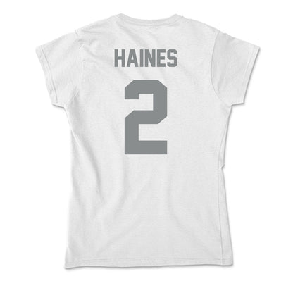 Montana - NCAA Football : Hunter Haines - Soft Style Women’s T-Shirt-1