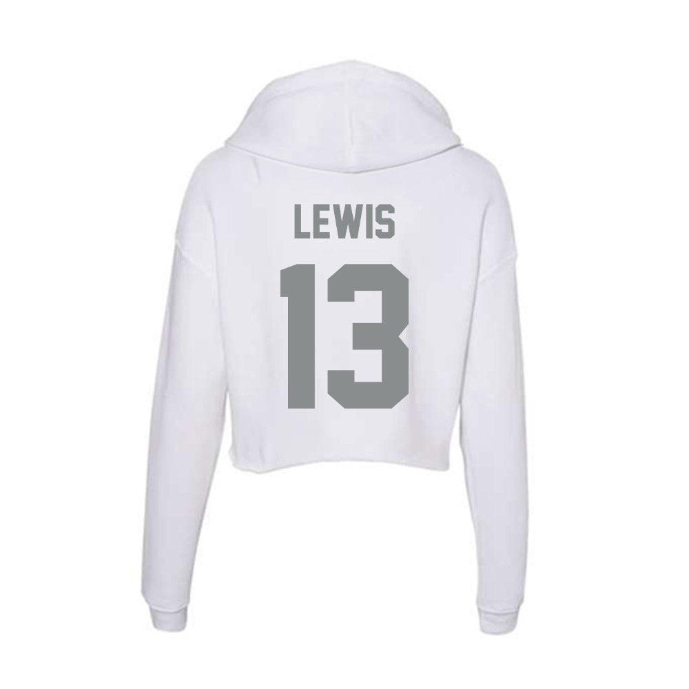 Montana - NCAA Women's Soccer : Elli Lewis - Women's Crop Fleece Hoodie-1