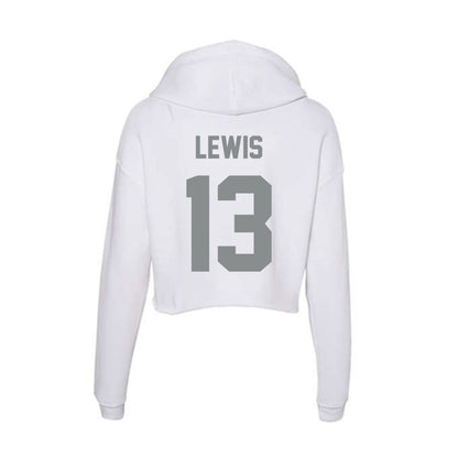 Montana - NCAA Women's Soccer : Elli Lewis - Women's Crop Fleece Hoodie-1