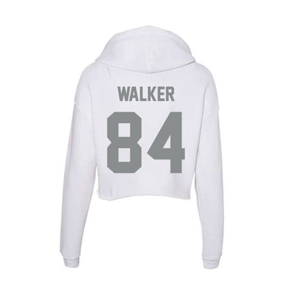 Montana - NCAA Football : Grady Walker - Women's Crop Fleece Hoodie-1