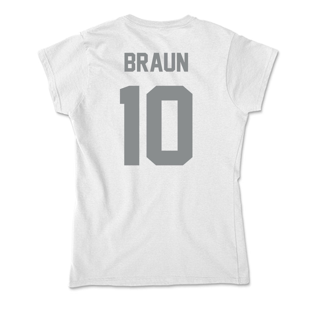 Montana - NCAA Softball : Brooklynn Braun - Soft Style Women’s T-Shirt-1