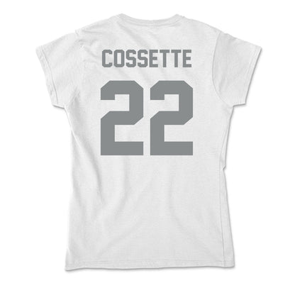 Montana - NCAA Women's Basketball : Ava Cossette - Soft Style Women’s T-Shirt-1