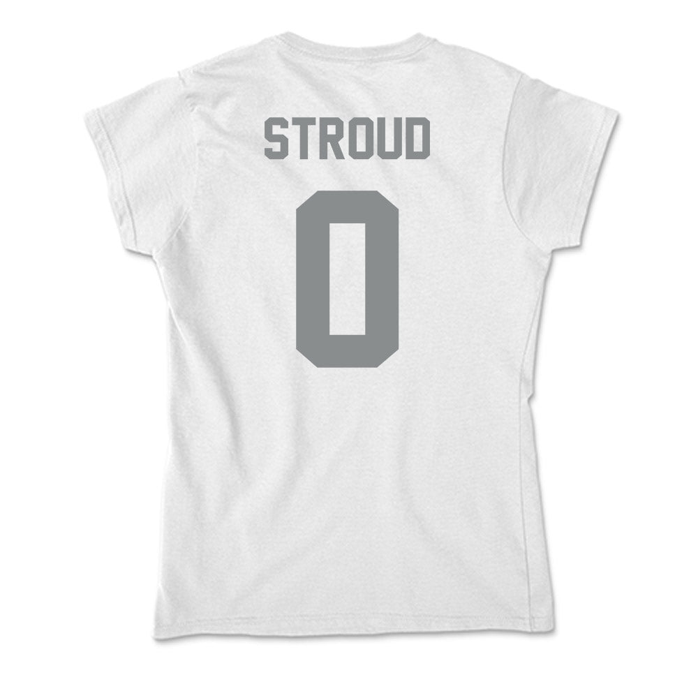 Montana - NCAA Football : Gabe Stroud - Soft Style Women’s T-Shirt-1
