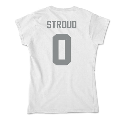 Montana - NCAA Football : Gabe Stroud - Soft Style Women’s T-Shirt-1