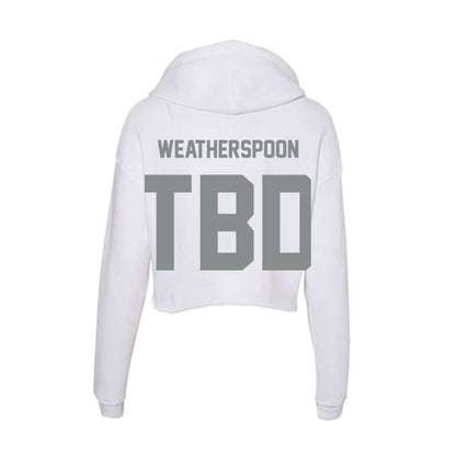 Montana - NCAA Football : Rodney Weatherspoon - Women's Crop Fleece Hoodie-1