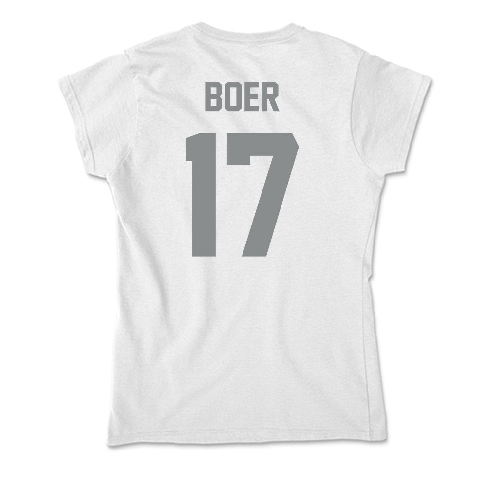 Montana - NCAA Softball : Hailey Boer - Soft Style Women’s T-Shirt-1