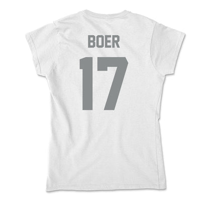 Montana - NCAA Softball : Hailey Boer - Soft Style Women’s T-Shirt-1