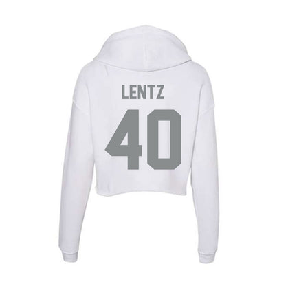 Montana - NCAA Football : Colton Lentz - Women's Crop Fleece Hoodie-1