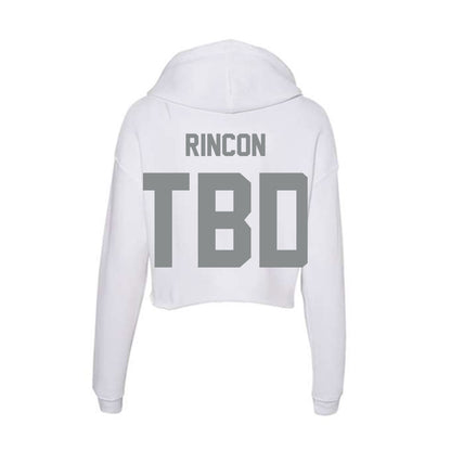 Montana - NCAA Football : Elijah Rincon - Women's Crop Fleece Hoodie-1