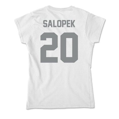 Montana - NCAA Football : Sage Salopek - Soft Style Women’s T-Shirt-1