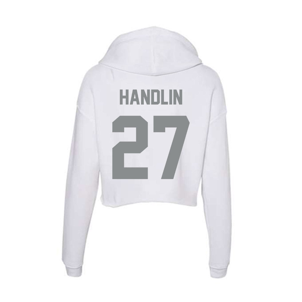 Montana - NCAA Women's Soccer : Stella Handlin - Classic Shersey Women's Crop Fleece Hooded Sweatshirt-1