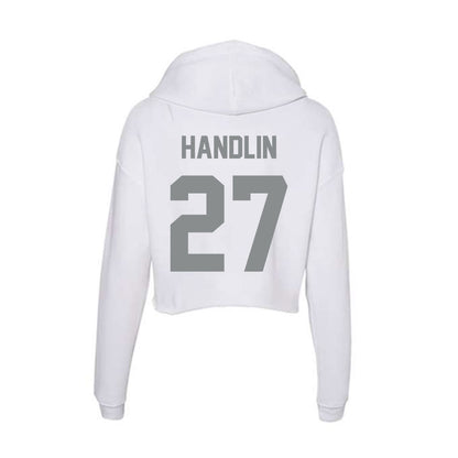 Montana - NCAA Women's Soccer : Stella Handlin - Classic Shersey Women's Crop Fleece Hooded Sweatshirt-1
