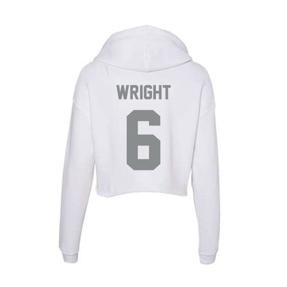 Montana - NCAA Women's Volleyball : Annika Wright - Women's Crop Fleece Hoodie-1