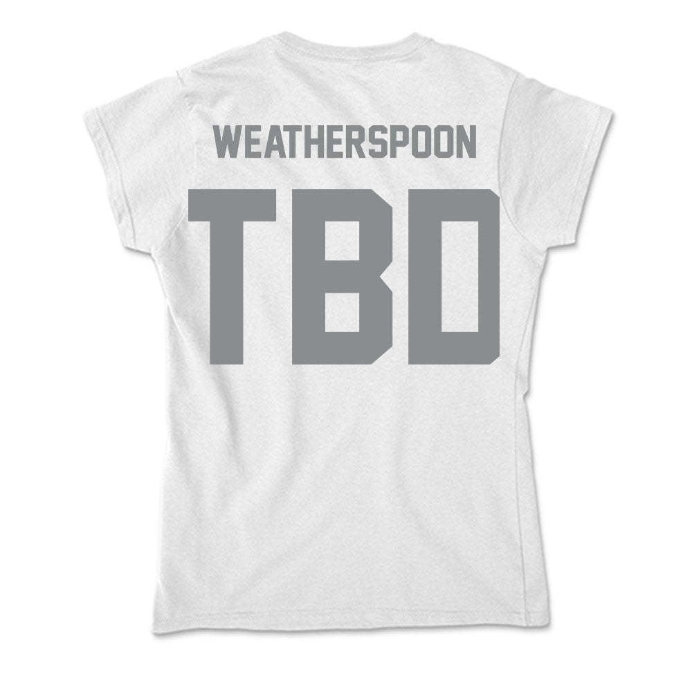 Montana - NCAA Football : Rodney Weatherspoon - Soft Style Women’s T-Shirt-1