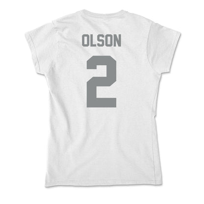 Montana - NCAA Women's Soccer : Grace Olson - Soft Style Women’s T-Shirt-1