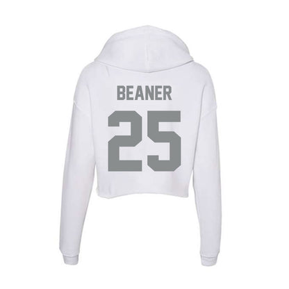Montana - NCAA Football : Brady Beaner - Women's Crop Fleece Hoodie-1