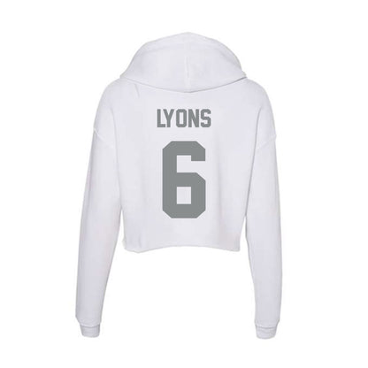 Montana - NCAA Football : Legend Lyons - Women's Crop Fleece Hoodie-1
