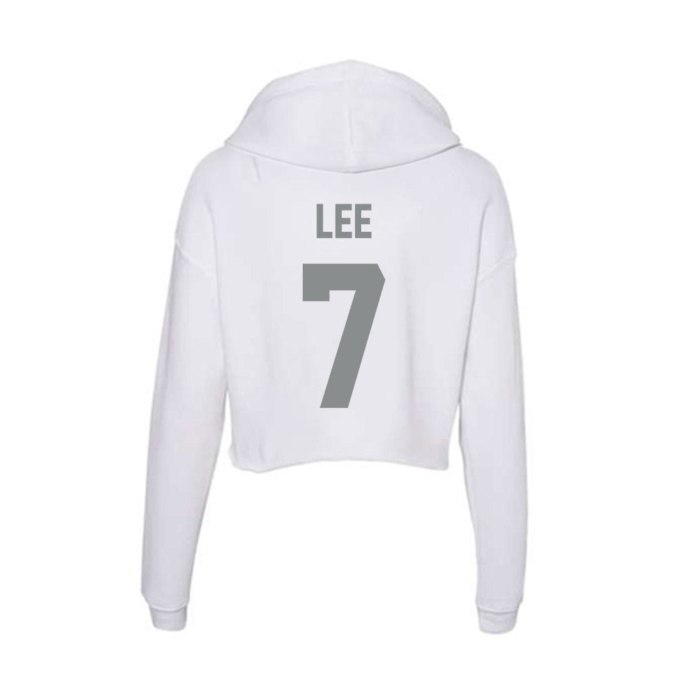 Montana - NCAA Women's Soccer : Lane Lee - Women's Crop Fleece Hoodie-1