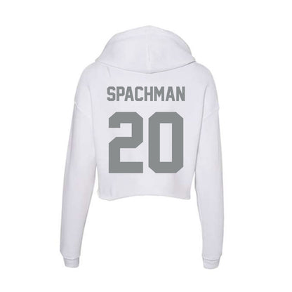 Montana - NCAA Women's Volleyball : Carley Spachman - Women's Crop Fleece Hoodie-1