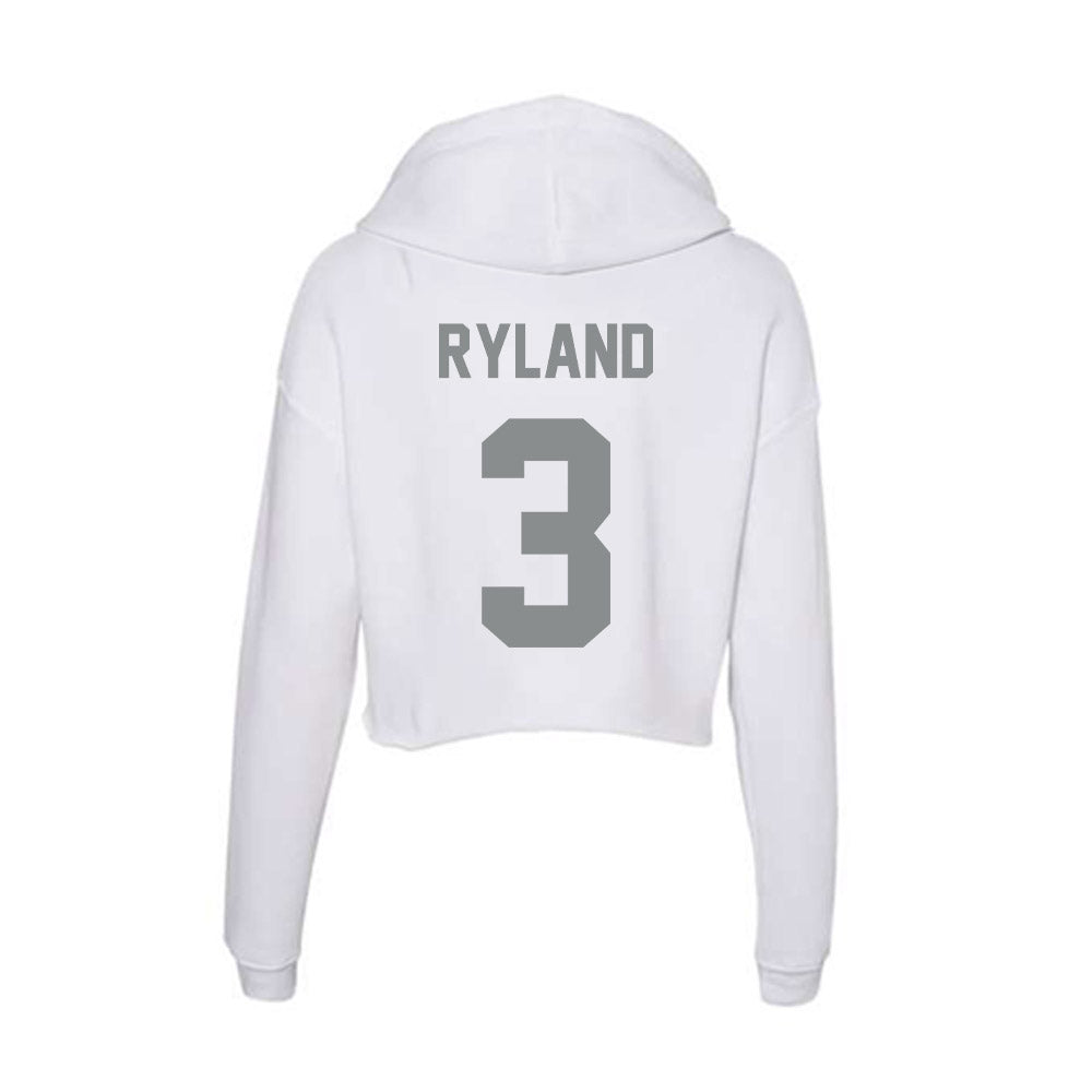 Montana - NCAA Women's Volleyball : Grace Ryland - Women's Crop Fleece Hoodie-1