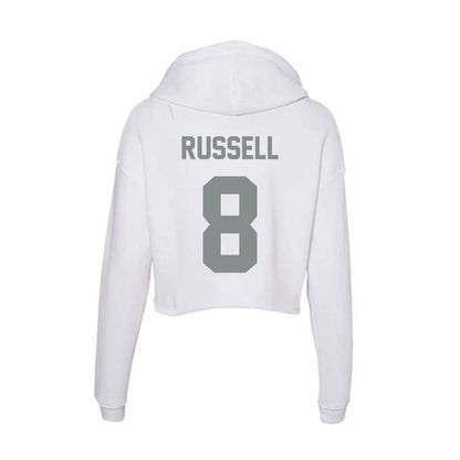 Montana - NCAA Women's Soccer : Grace Russell - Women's Crop Fleece Hoodie-1
