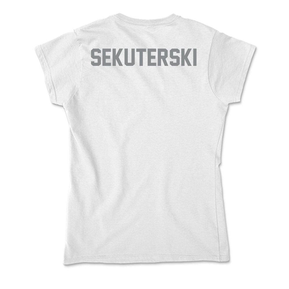 Montana - NCAA Men's Track & Field : Caiden Sekuterski - Soft Style Women’s T-Shirt-1