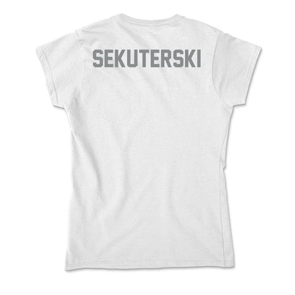Montana - NCAA Men's Track & Field : Caiden Sekuterski - Soft Style Women’s T-Shirt-1