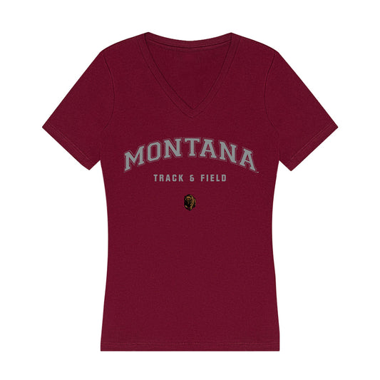 Montana - NCAA Men's Track & Field : Brody Doran - Classic Shersey Women's V-Neck T-Shirt-0