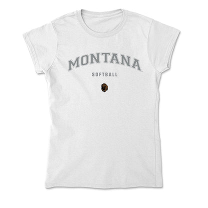 Montana - NCAA Softball : Chloe Saxton - Soft Style Women’s T-Shirt-0
