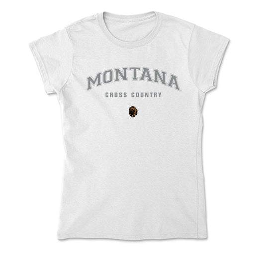 Montana - NCAA Men's Cross Country : Carson Steckelberg - Soft Style Women’s T-Shirt-0