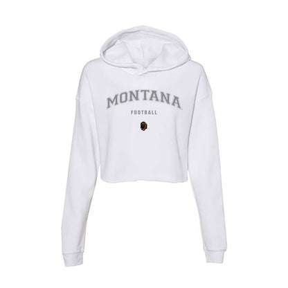 Montana - NCAA Football : Dane Kellner - Classic Shersey Women's Crop Fleece Hooded Sweatshirt-0